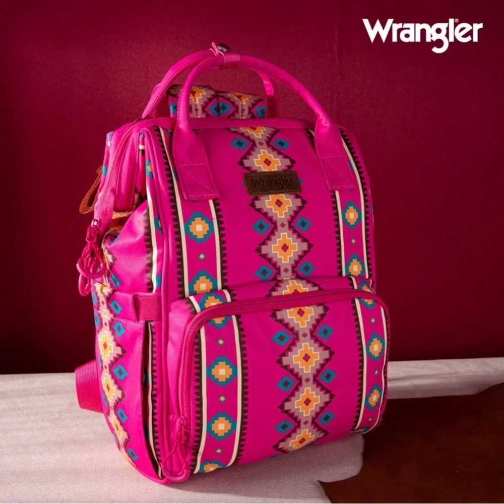 ✨ NWT Wrangler Aztec Callie Diaper Backpack | Box & Dust Bag Included ✨